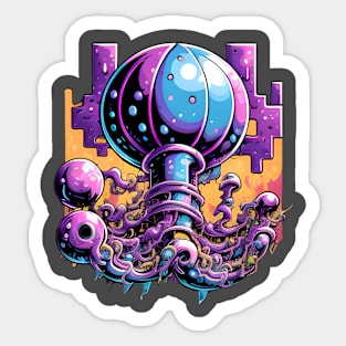 Spaceship Sticker